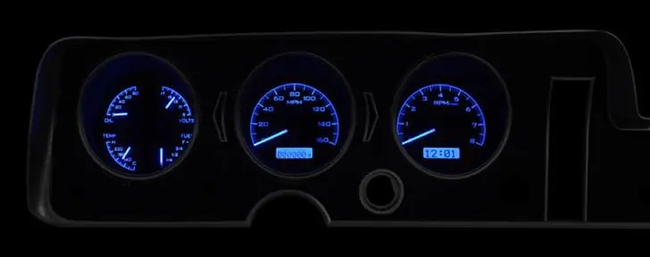 Dakota Digital Vhx-68P-Gto-C-R Analog Gauge Kit For Gto Applications 1