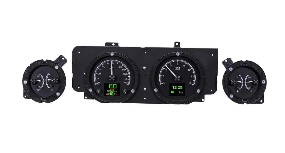 Dakota Digital Hdx-69F-Mus-K Analog Gauge System For Muscle Cars 1