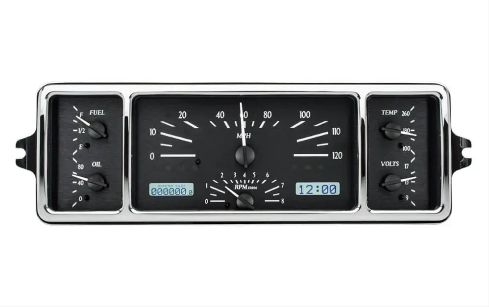 Dakota Digital Mhx-39C-K-W Vhx Series Direct-Fit Analog Gauge System 1