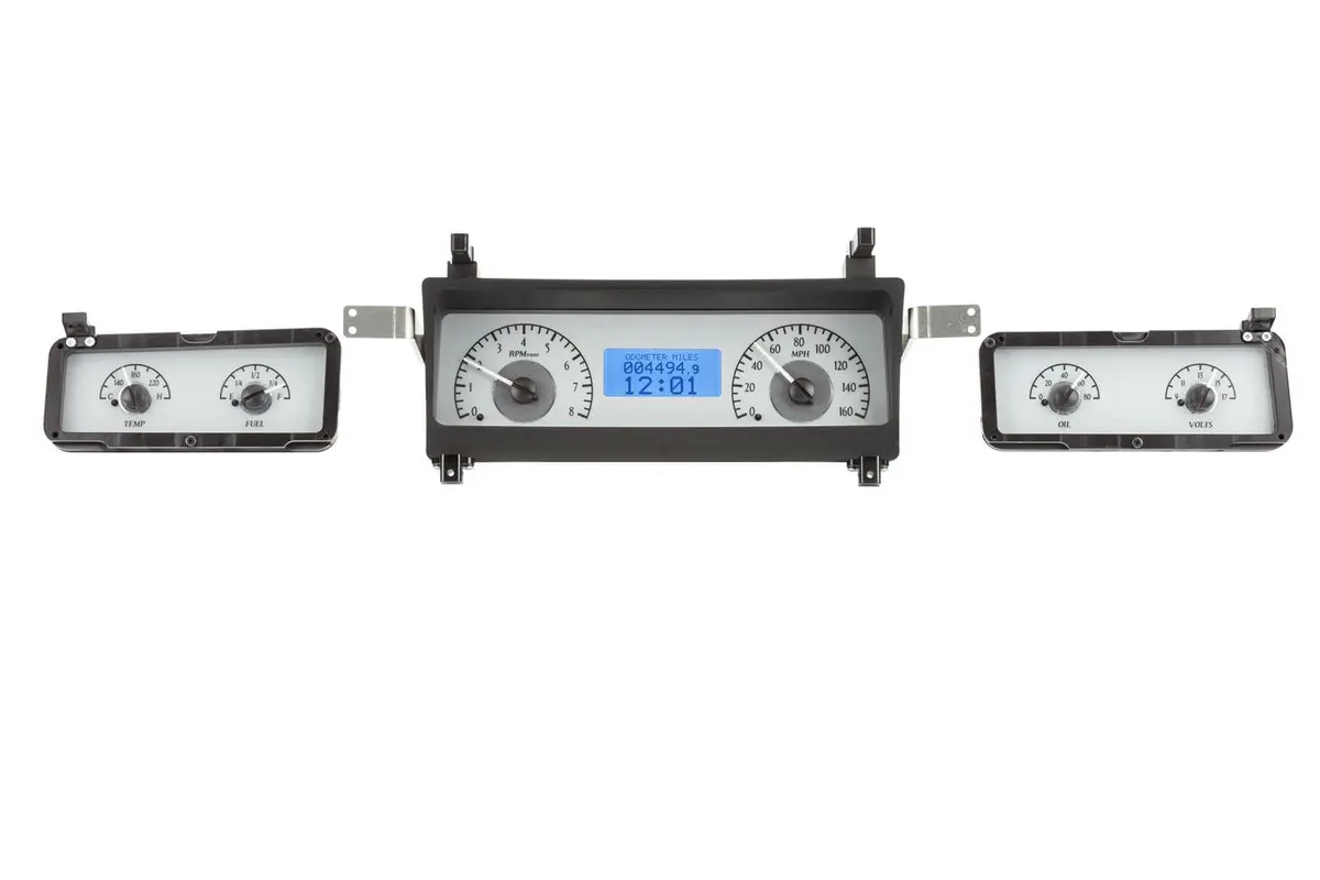 Dakota Digital Vhx-73C-Mal-S-B Direct-Fit Analog Gauge System For Muscle Cars 1