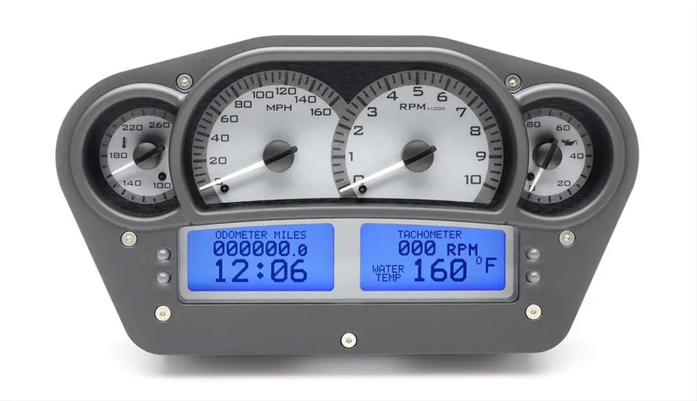 Dakota Digital Vhx-1100-S-W Universal Analog Gauge Kit – Race-Inspired Design 1