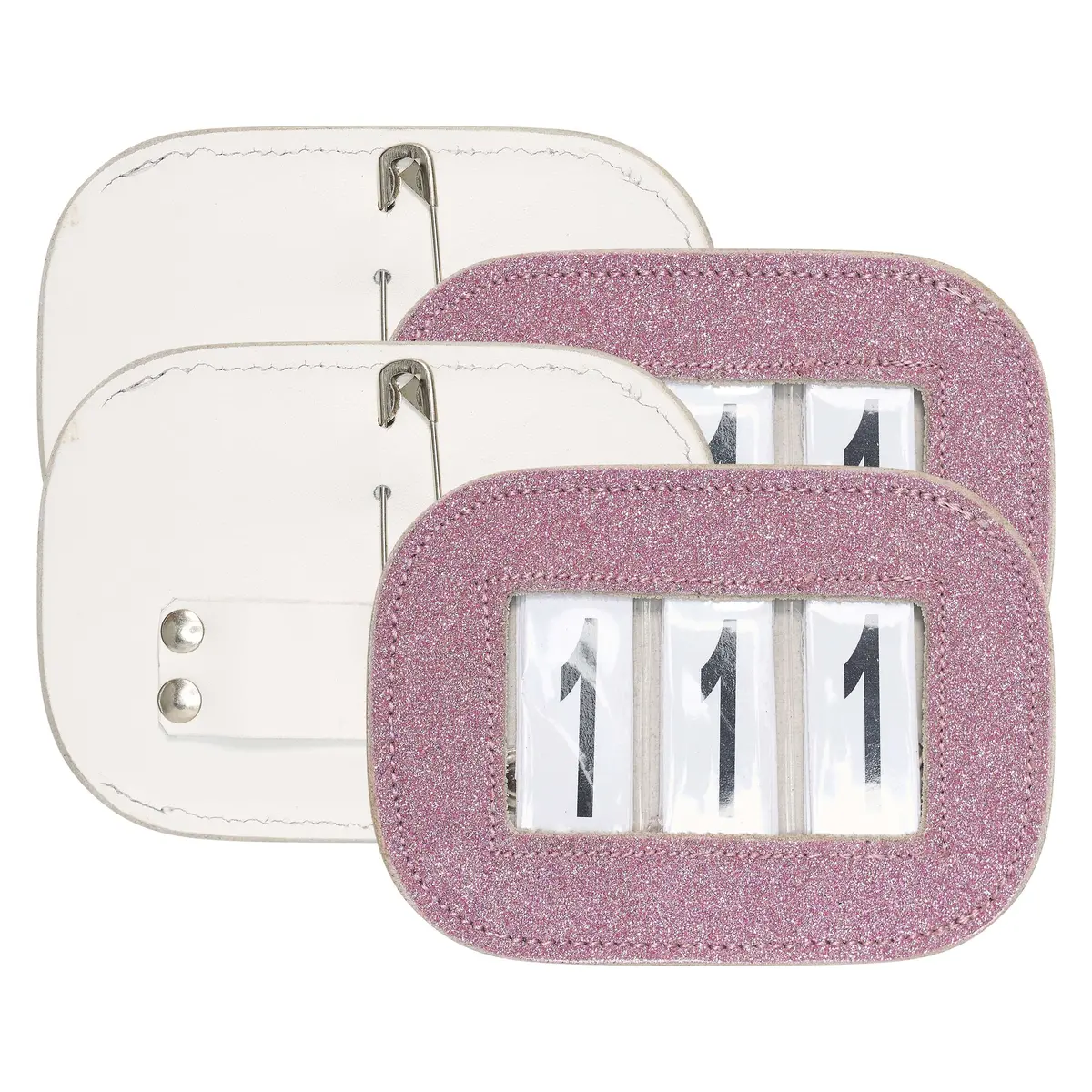 Imperial Riding Wedstrijdnummers Irhglitter Square Pink 1