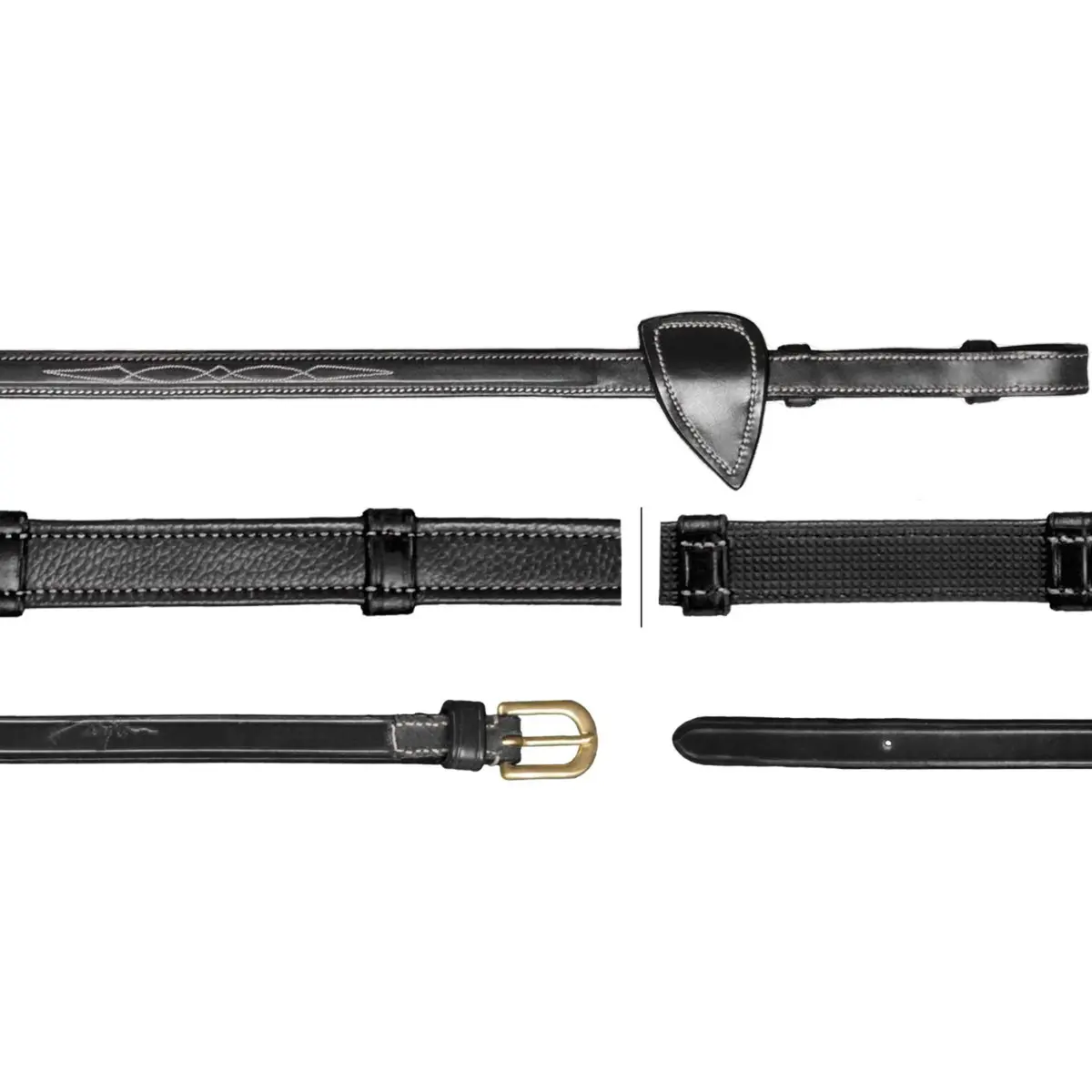 Dyon Teugels Hunter 5/8 Met Leren Stops Zwart 1