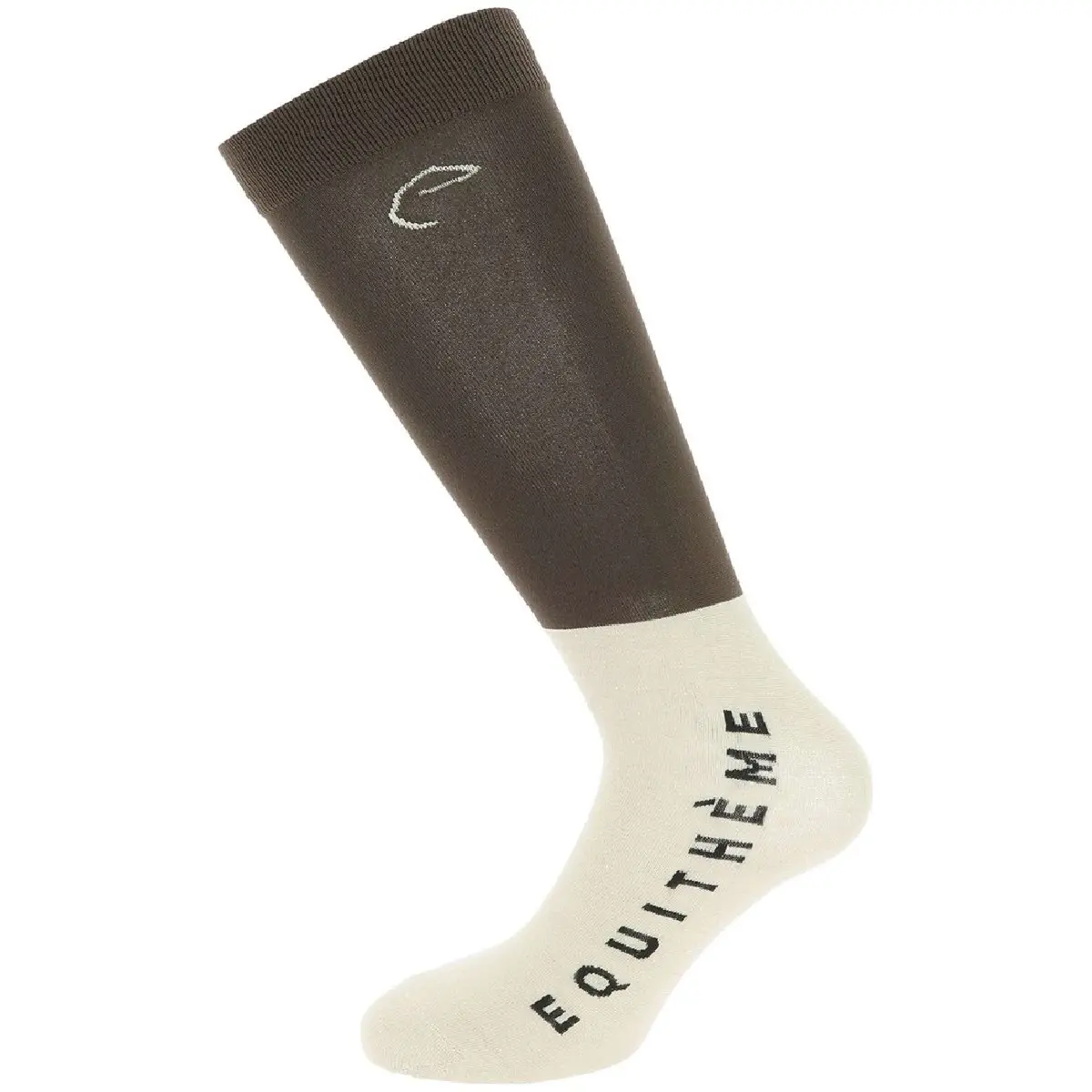 Equithème Sokken Compet Bruin/Beige 1