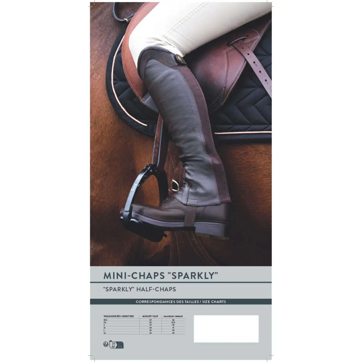 Equithème Chaps Sparkly Bruin 2