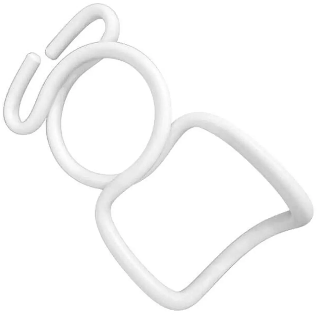 Hippotonic Balkenhouder Plastic Wit 1