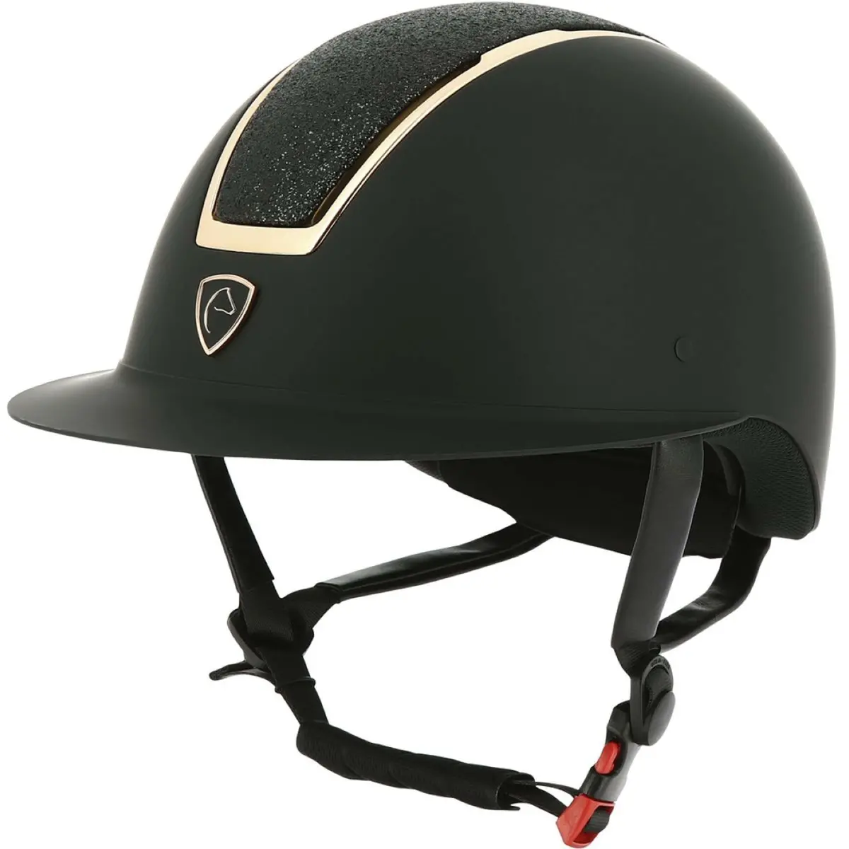 Equithème Cap Glint Mat Zwart/Roségoud 1