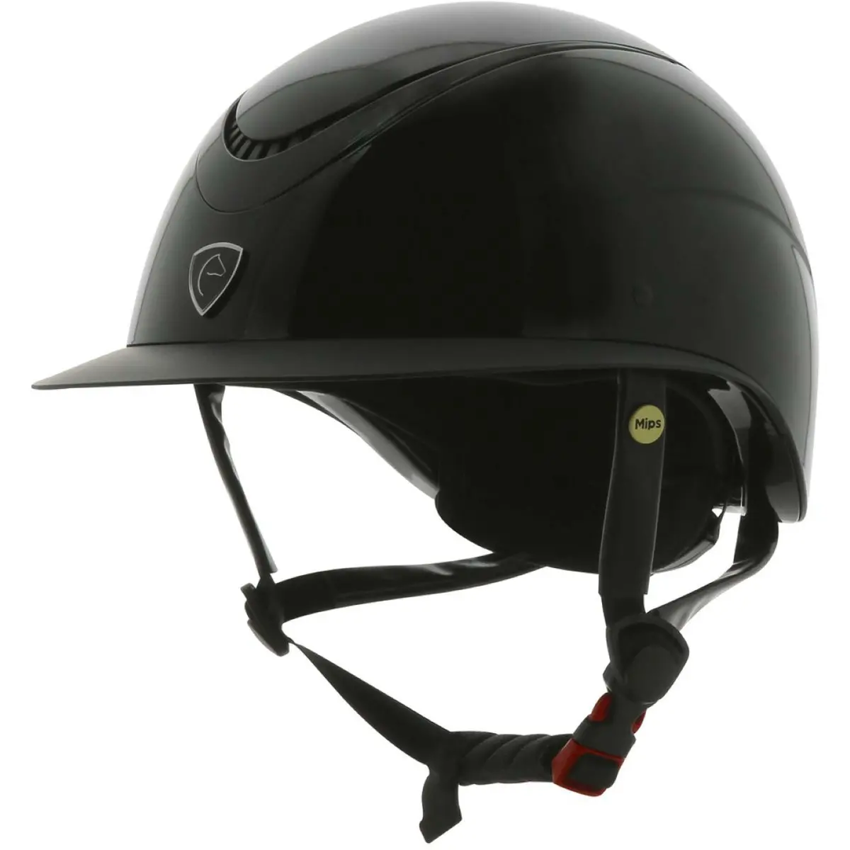 Equithème Cap Wings Mips Zwart Shiny 1