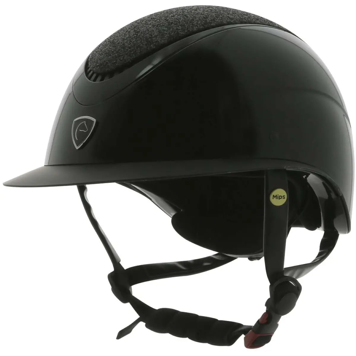 Equithème Cap Wings Mips Zwart Glitter 1