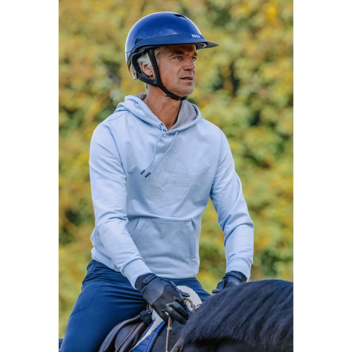 Equithème Hoodie Axel Unisex Blauw/Lichtblauw 1