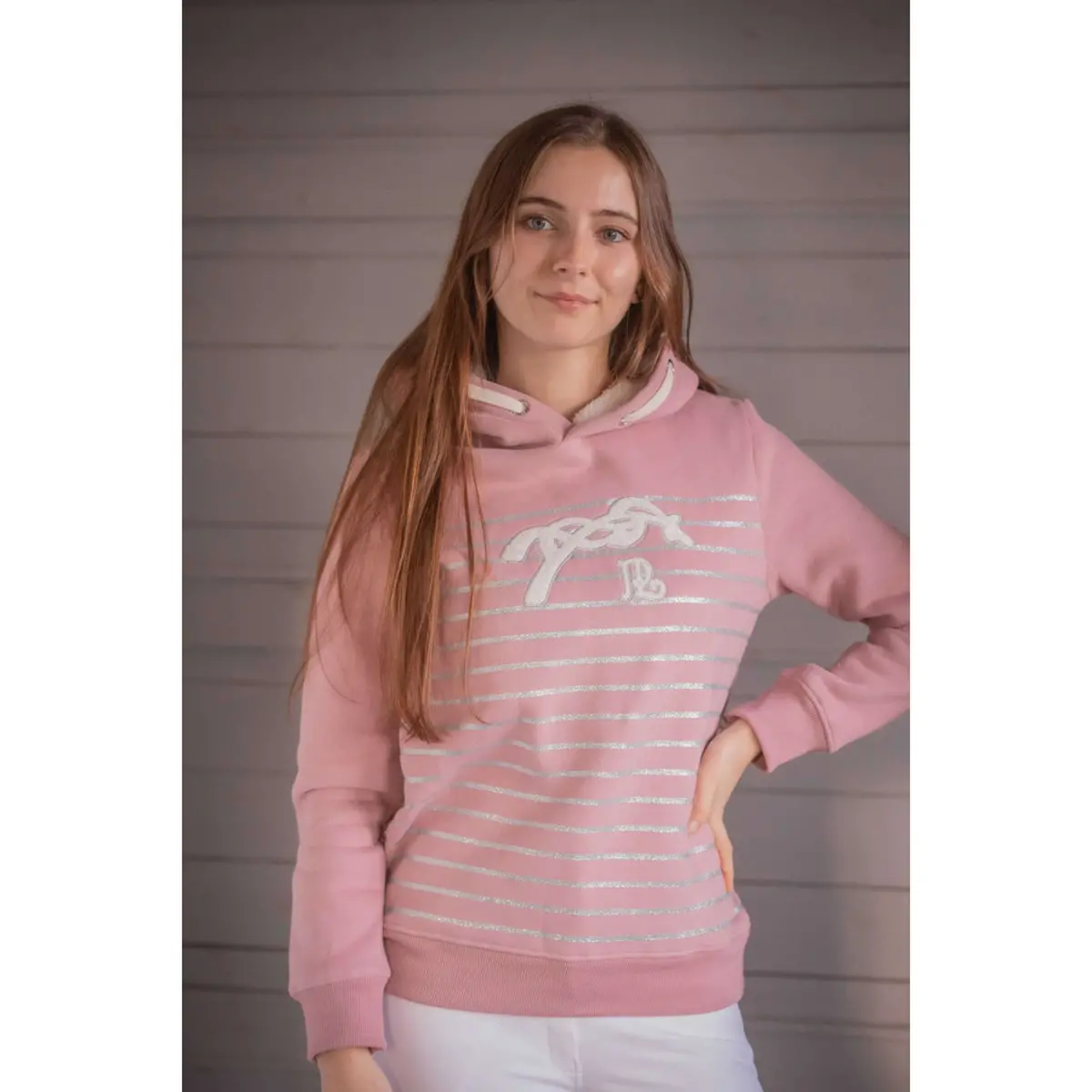 Pénélope Hoodie Ikona Roze 1