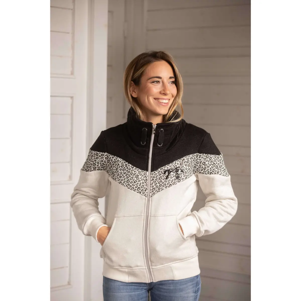 Pénélope Vest Leonative Grijs 1