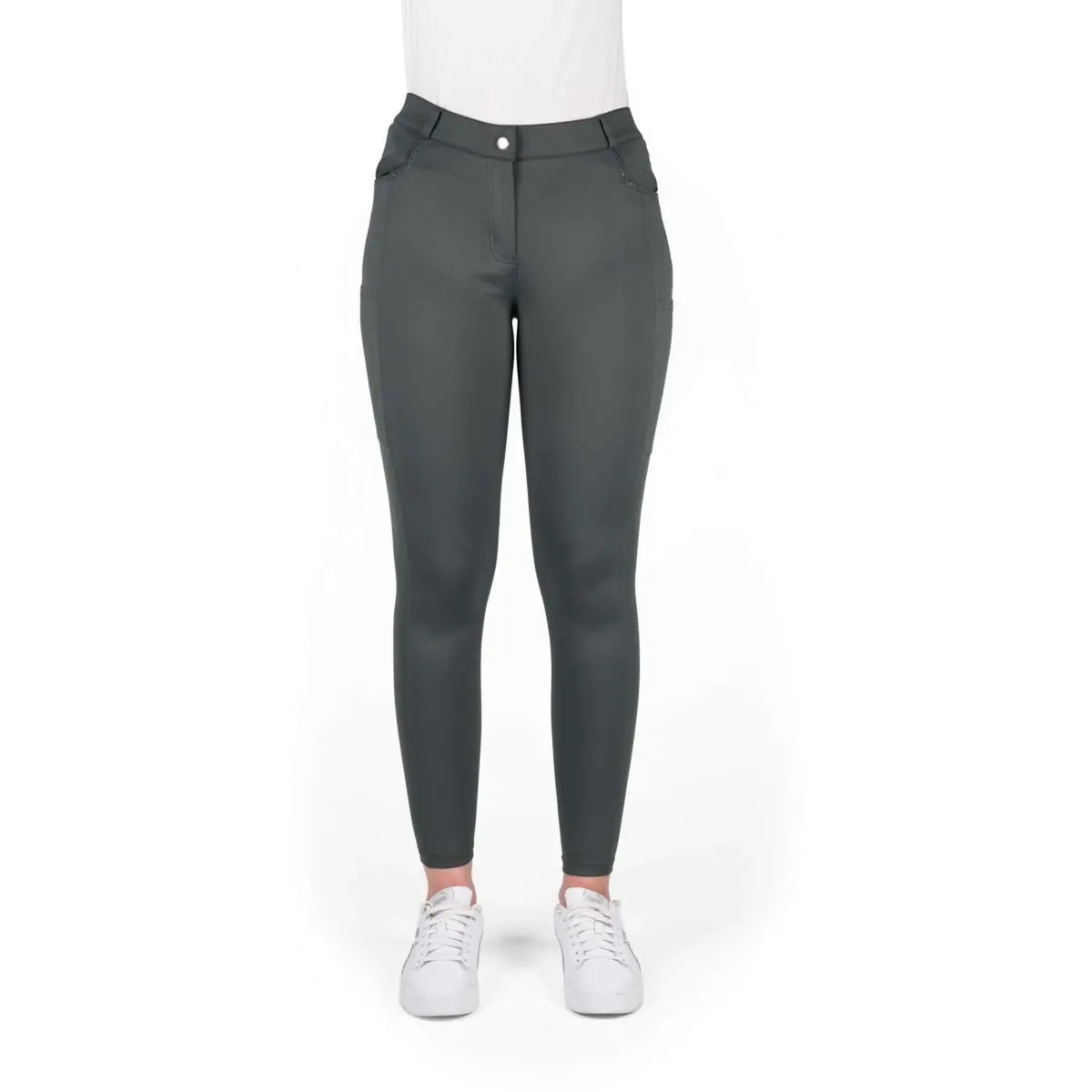 Equithème Rijbroek Capucine Full Grip Groen 1