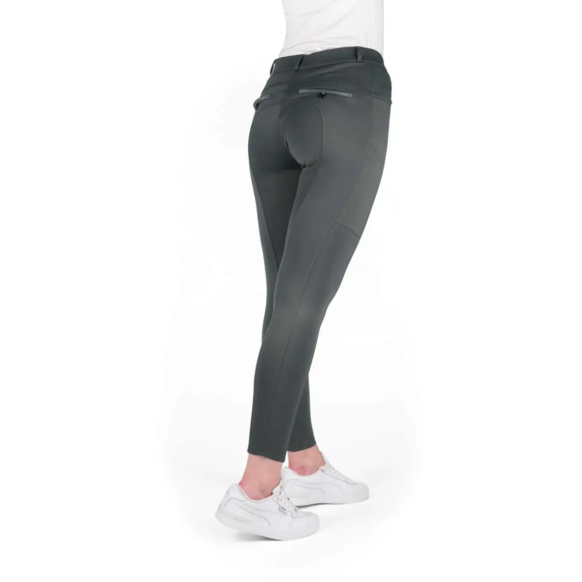 Equithème Rijbroek Capucine Full Grip Grijs 2