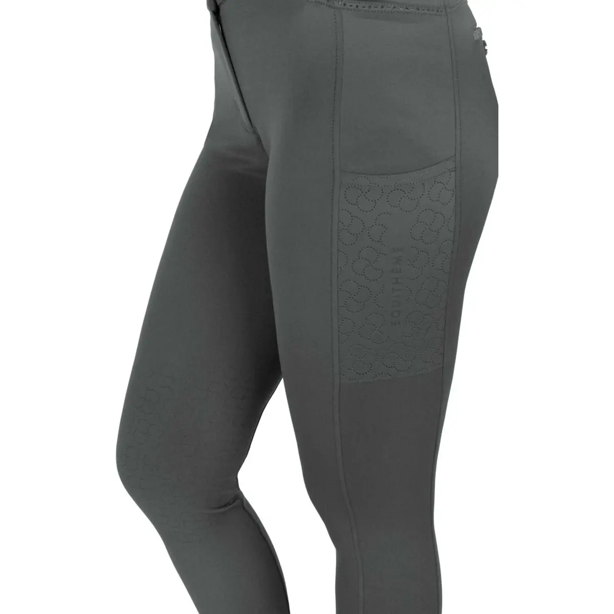 Equithème Rijbroek Capucine Full Grip Grijs 4