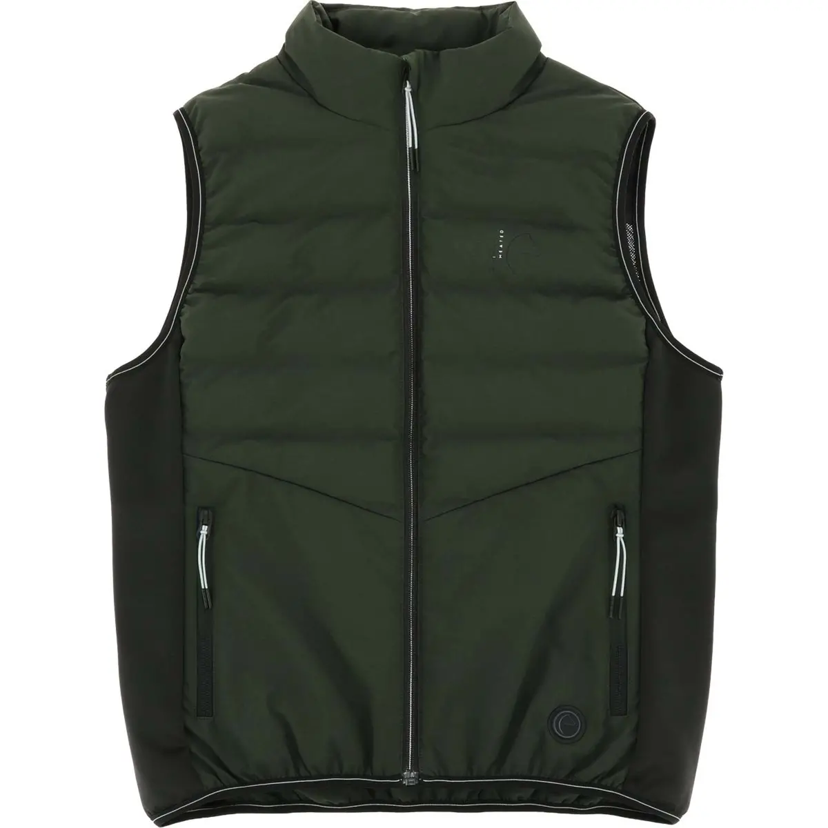 Equithème Verwarmde Bodywarmer Sasha Kaki 1