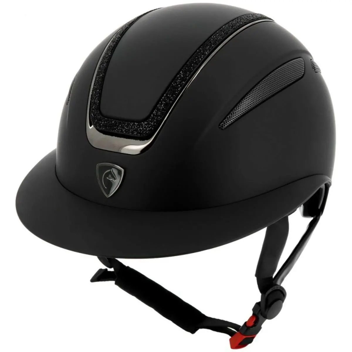 Equithème Cap Agris Wide Mat Zwart 1