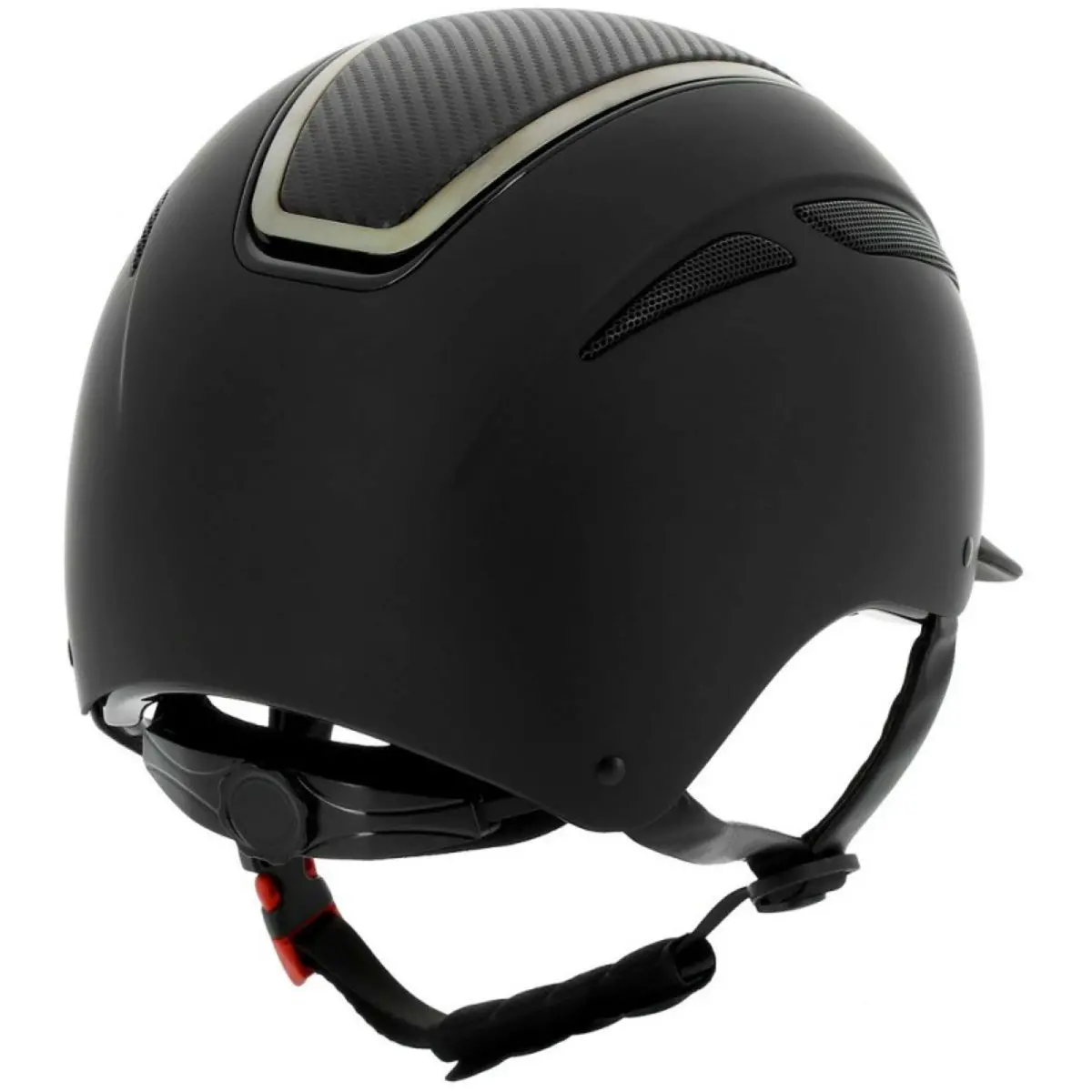 Equithème Cap Agris Zwart/Chroom/Carbon 2