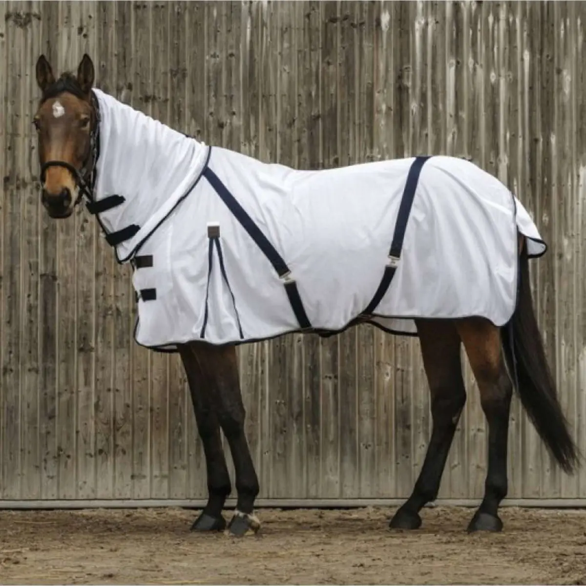 Equithème Vliegendeken Mesh Summer Wit 1