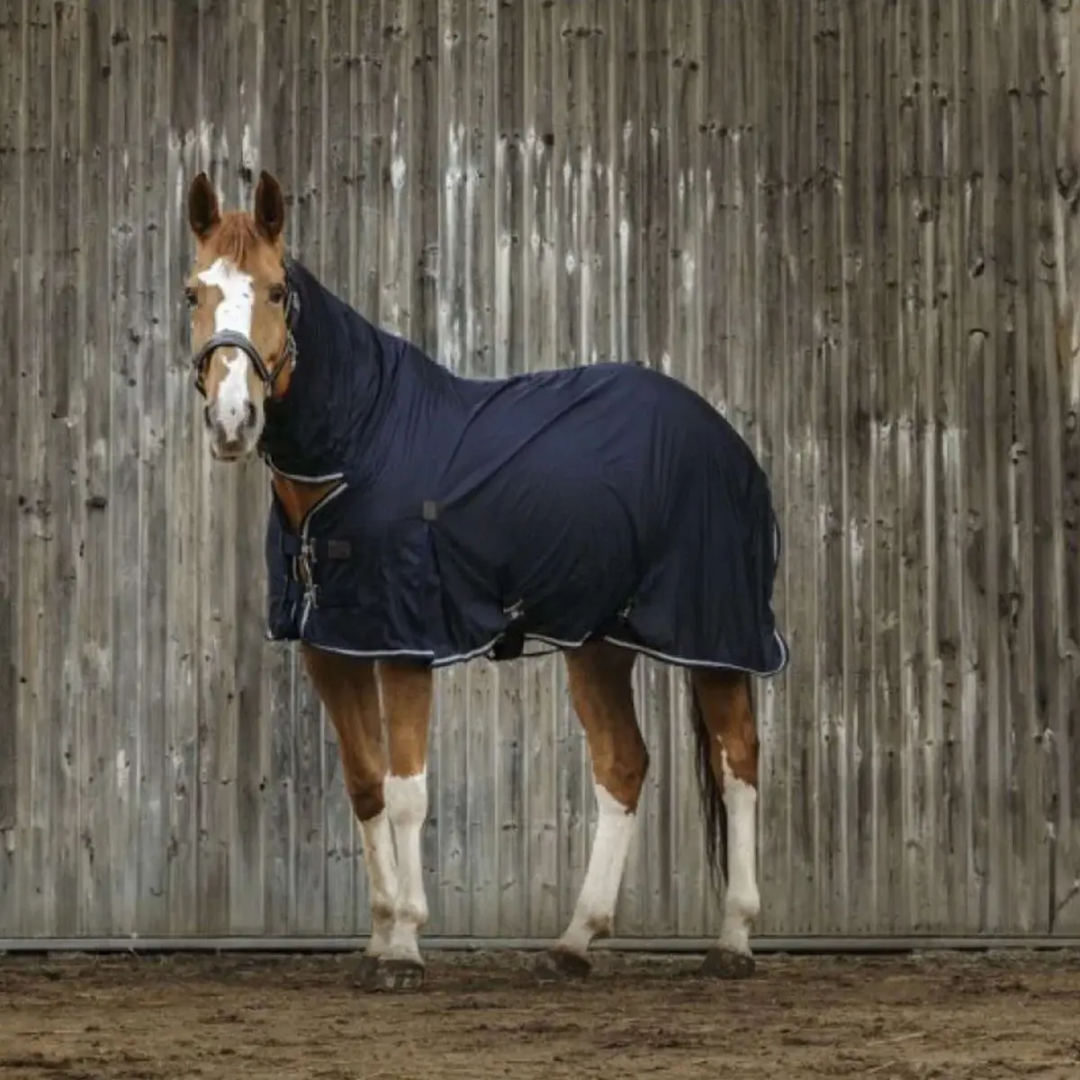 Equithème Vliegendeken Combo Micro Mesh Navy 1