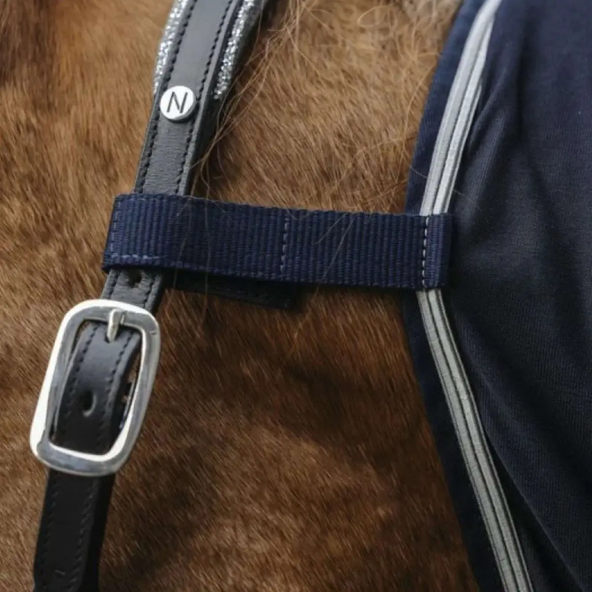 Equithème Vliegendeken Combo Micro Mesh Navy 3