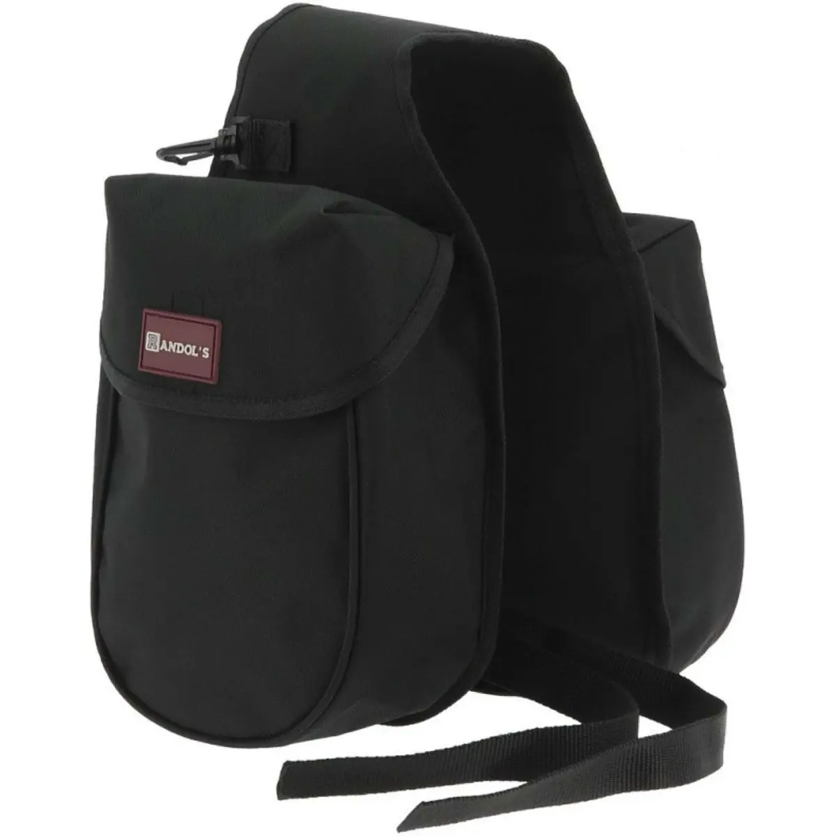 Randol's Dubbele Zadeltas Front Zwart 1