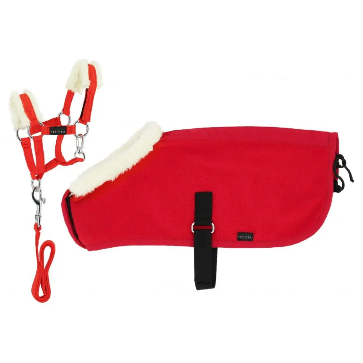 Equithème Pony Academy Showdeken Set Mini Rood 1