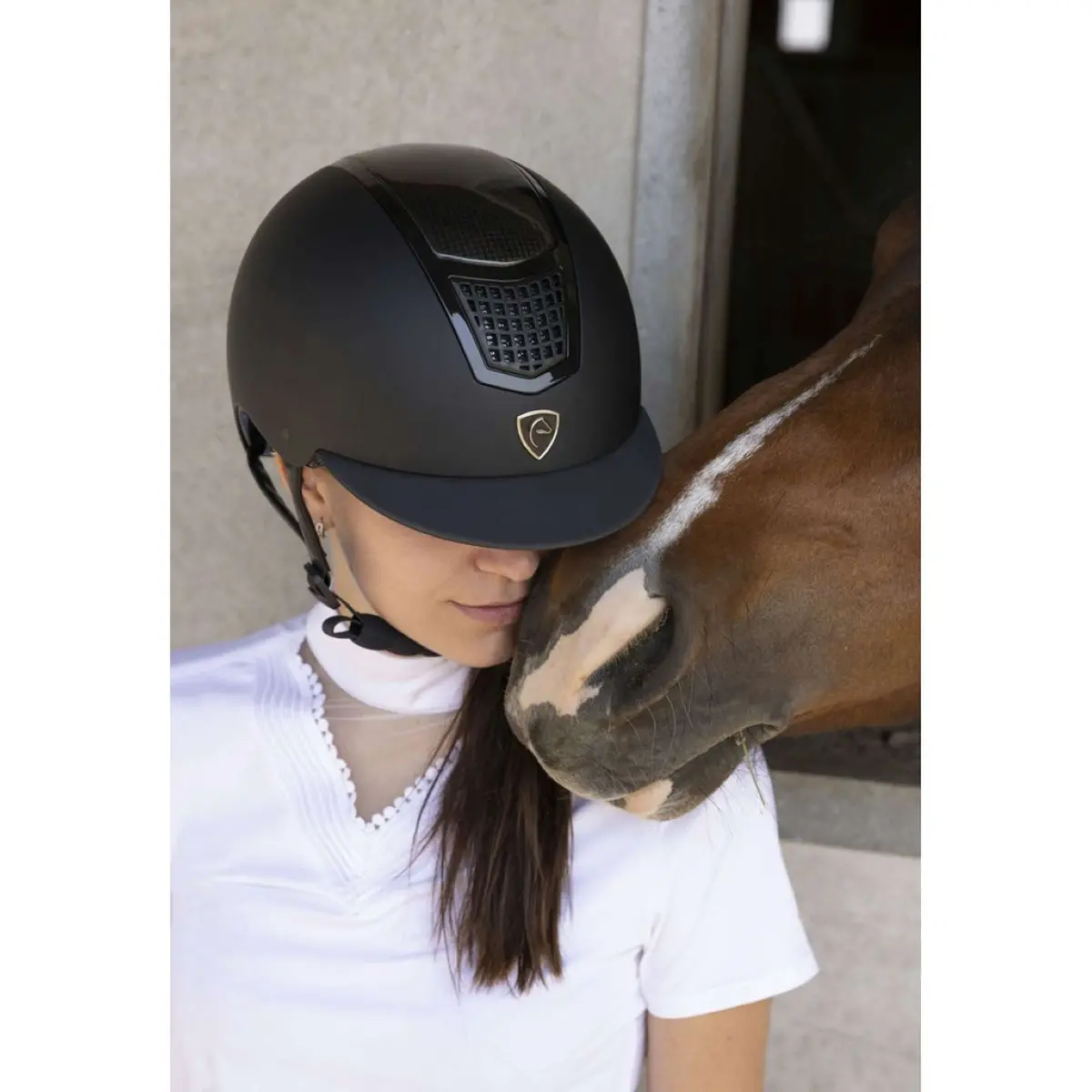 Equithème Cap Airy Zwart/Carbon 1