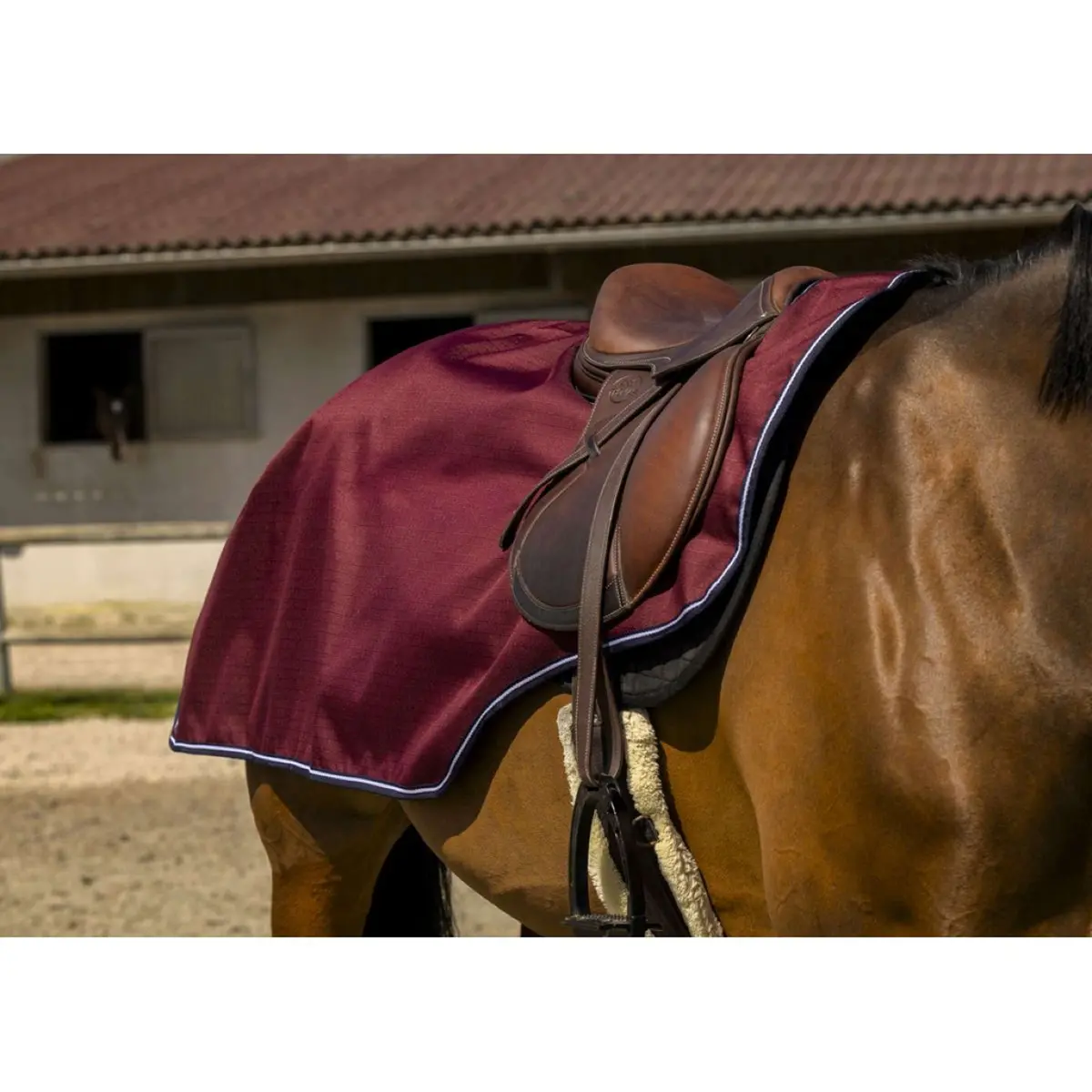 Equithème Uitrijdeken Tyrex 1200D Burgundy 1