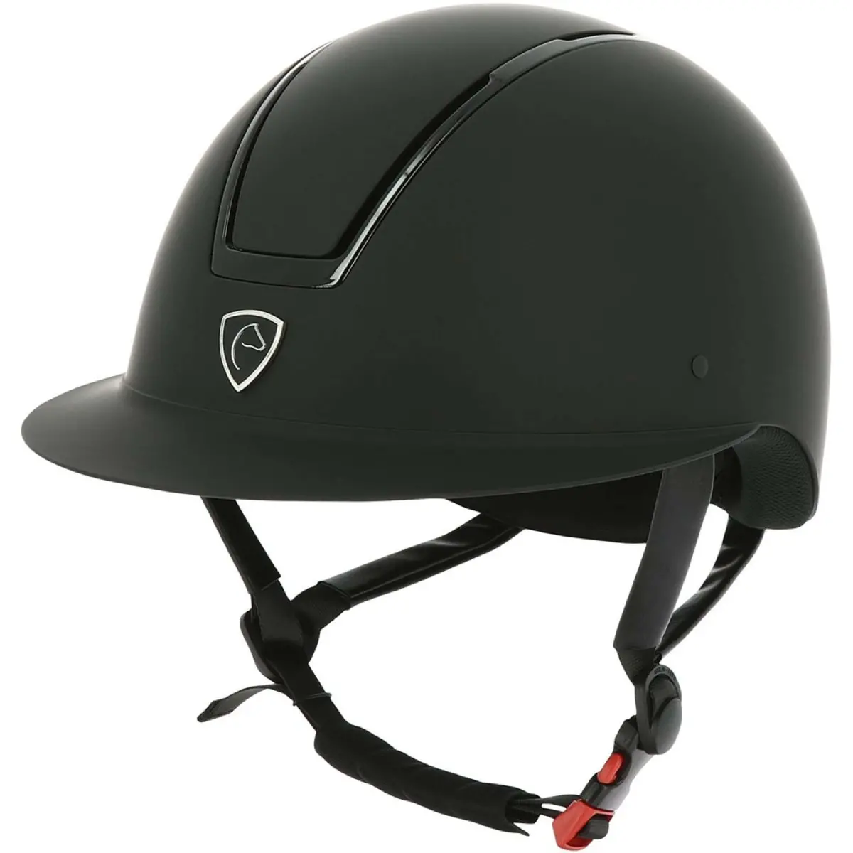 Equithème Cap Glint Mat Zwart/Zwart 1