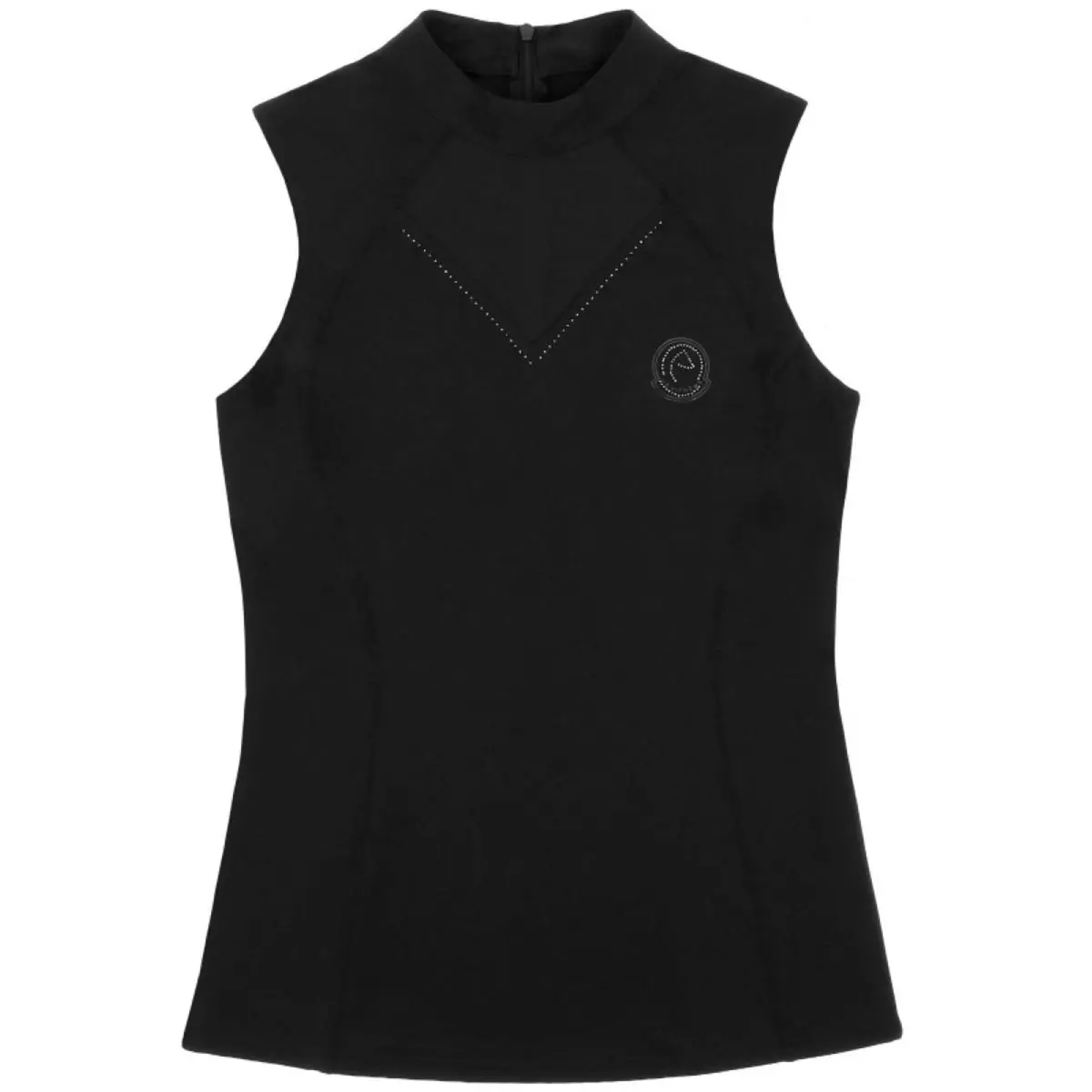 Equithème Shirt Carla Mouwloos Zwart 1