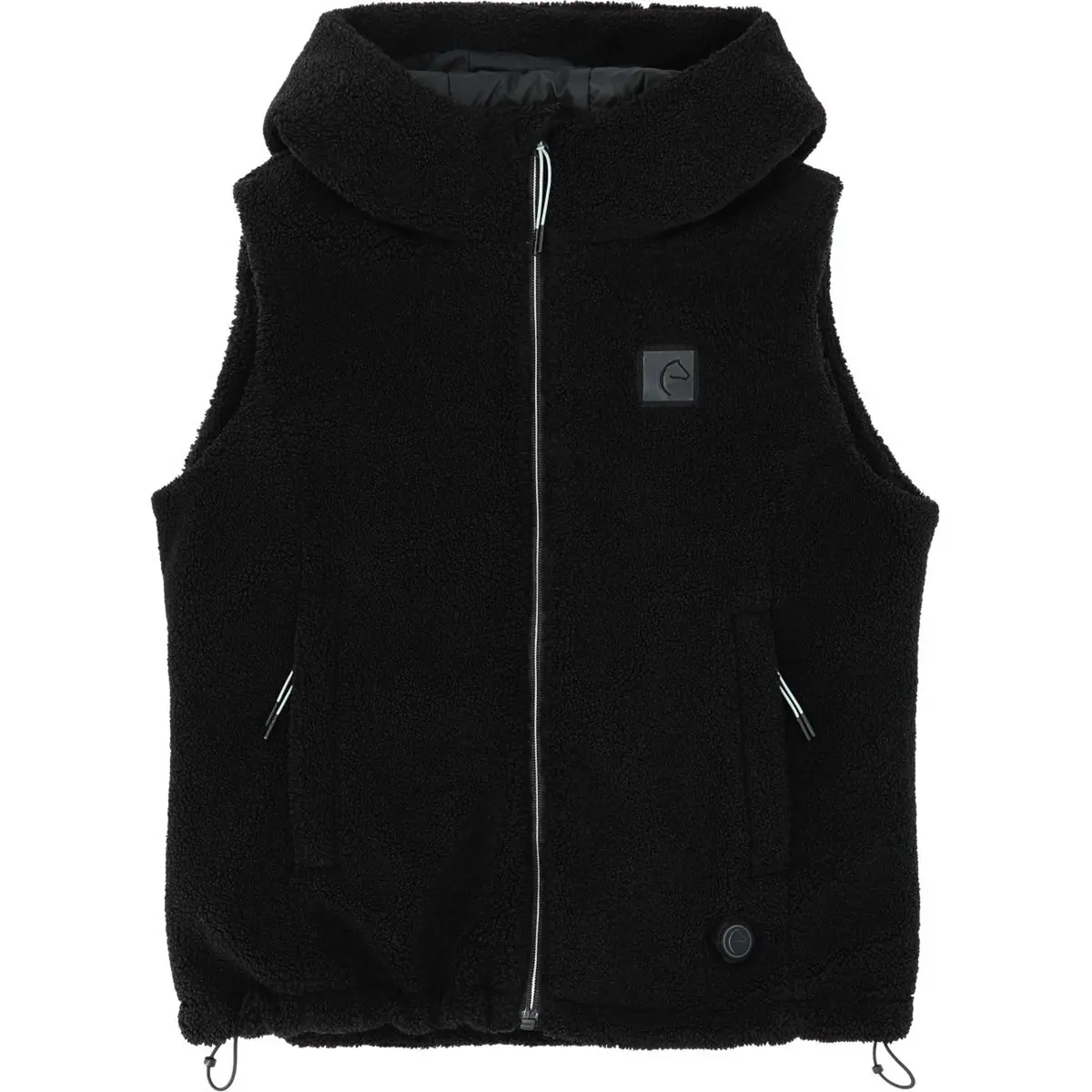 Equithème Verwarmde Bodywarmer Valery Zwart 1