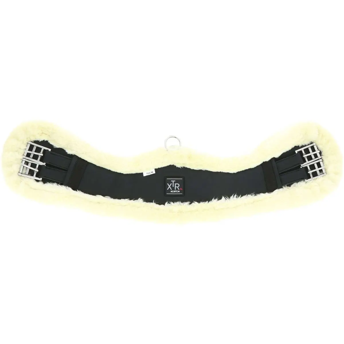 Norton Dressuursingel Xtr Synthetisch Schapenvacht Zwart/Ecru 1