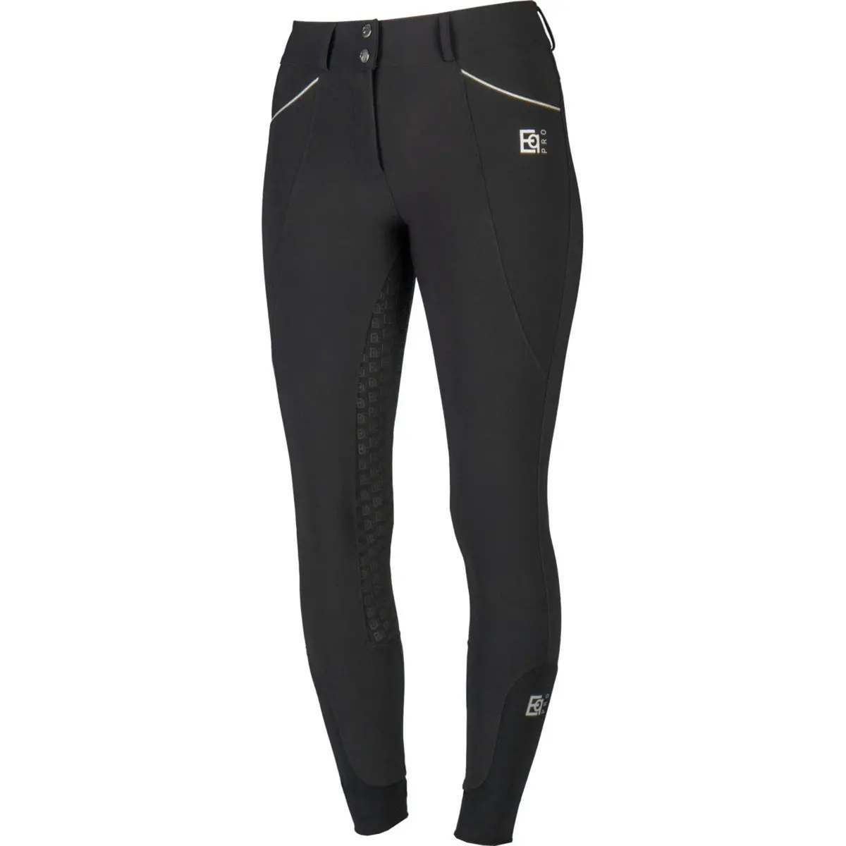 Eqpro Rijbroek Sylvie Full Grip Zwart 1