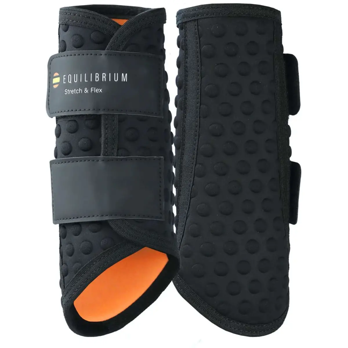 Equilibrium Beenbeschermers Stretch & Flex Flatwork Zwart 1