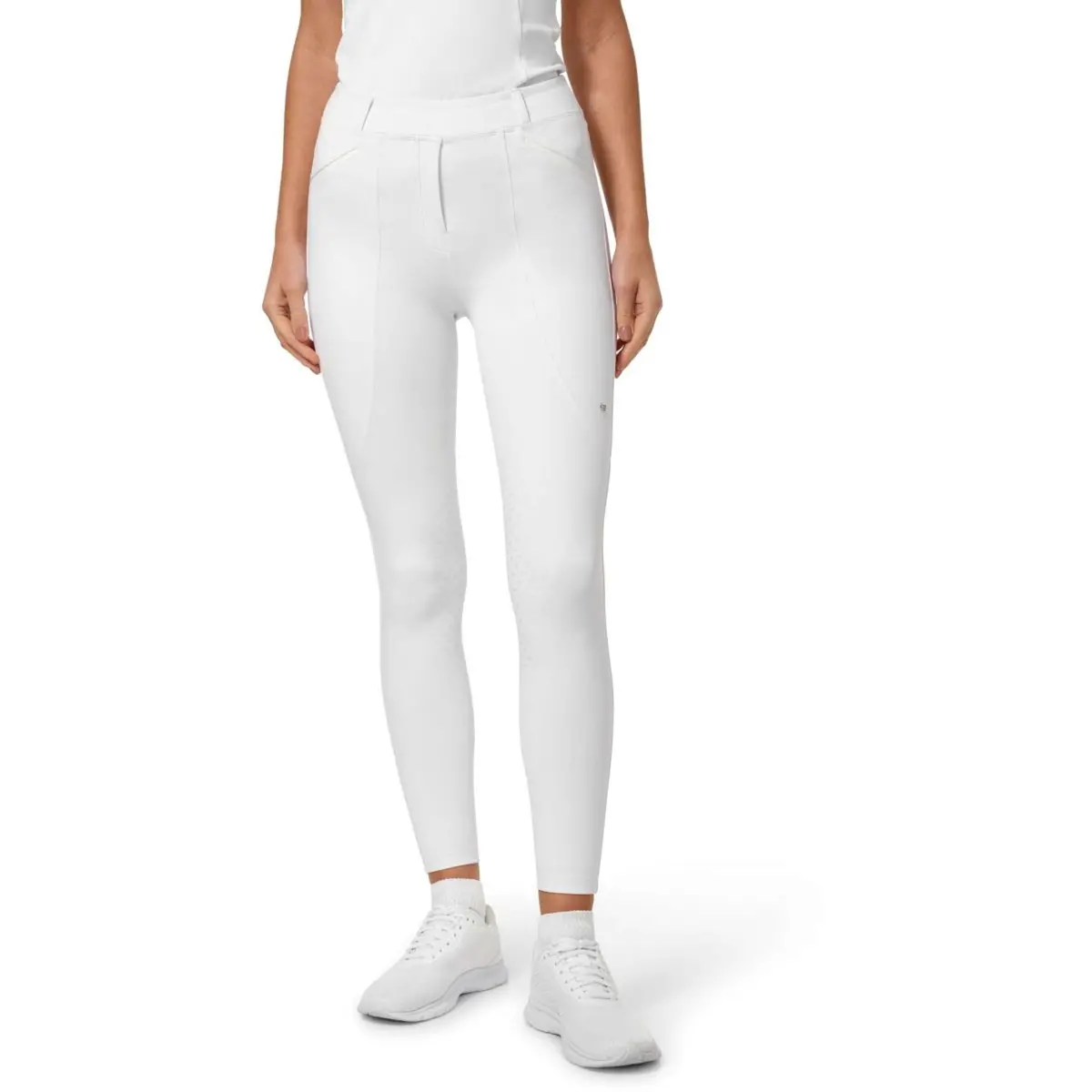 Equestrian Stockholm Rijlegging Premium Full Grip Wit 1
