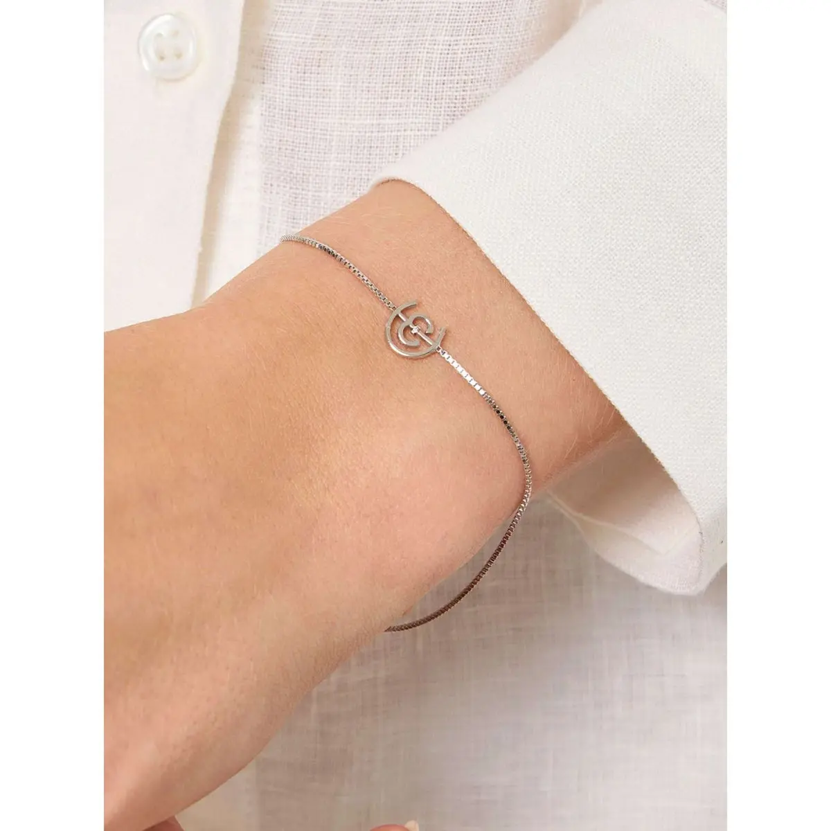 Equestrian Stockholm Armbandje Logo Silver 1