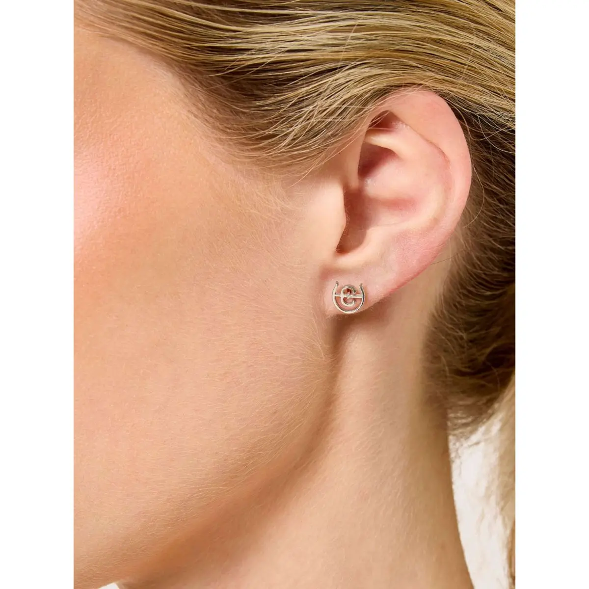 Equestrian Stockholm Oorbellen Logo Silver 1