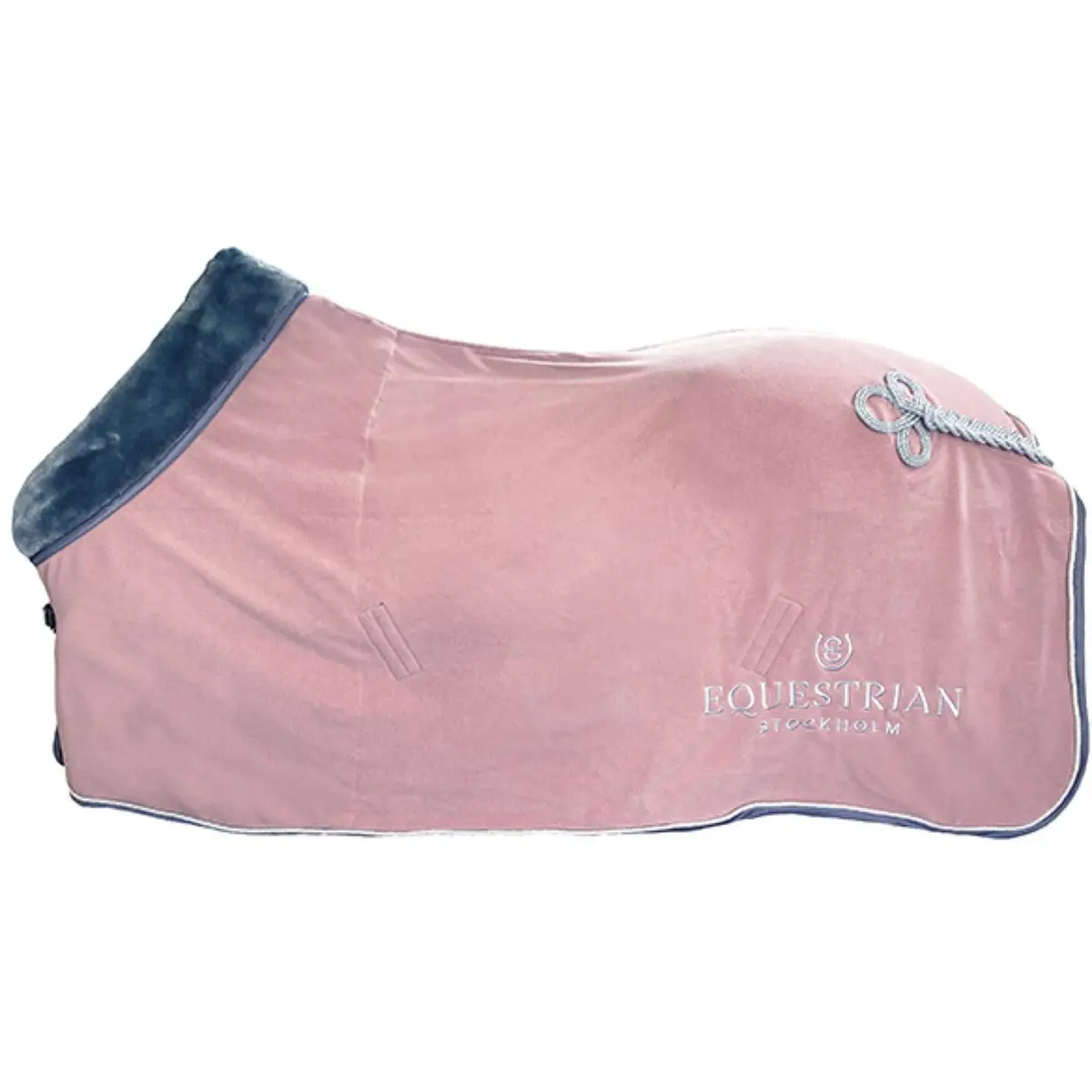 Equestrian Stockholm Fleecedeken Fur Roze 1