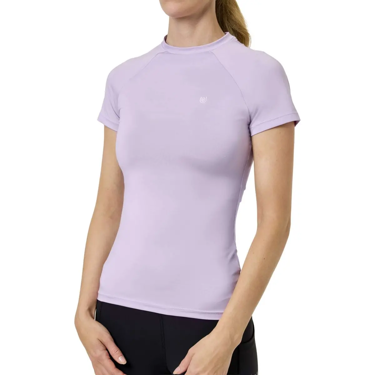 Equestrian Stockholm Shirt Dynamic Short Sleeve Lavender 1