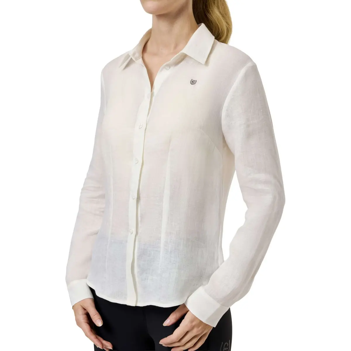 Equestrian Stockholm Shirt Linen Wit 1