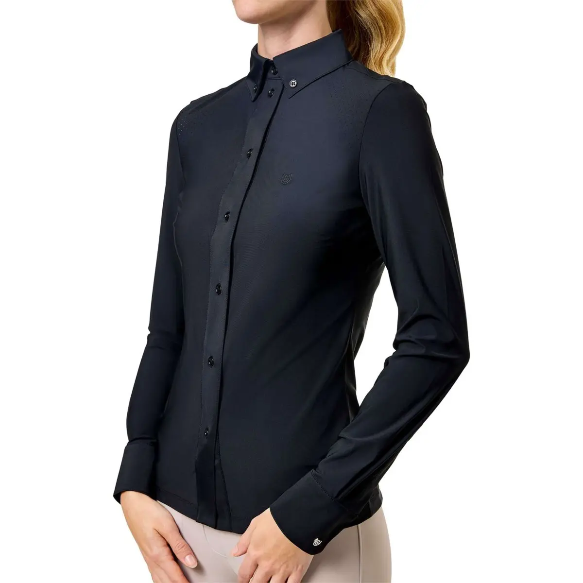 Equestrian Stockholm Wedstrijdshirt Performance Zwart 1