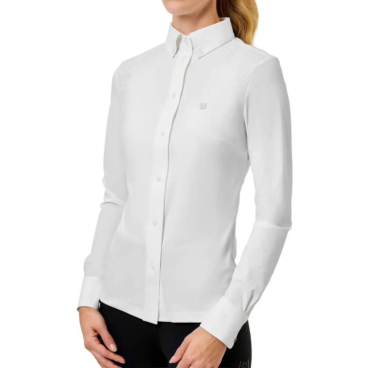 Equestrian Stockholm Wedstrijdshirt Performance Wit 1