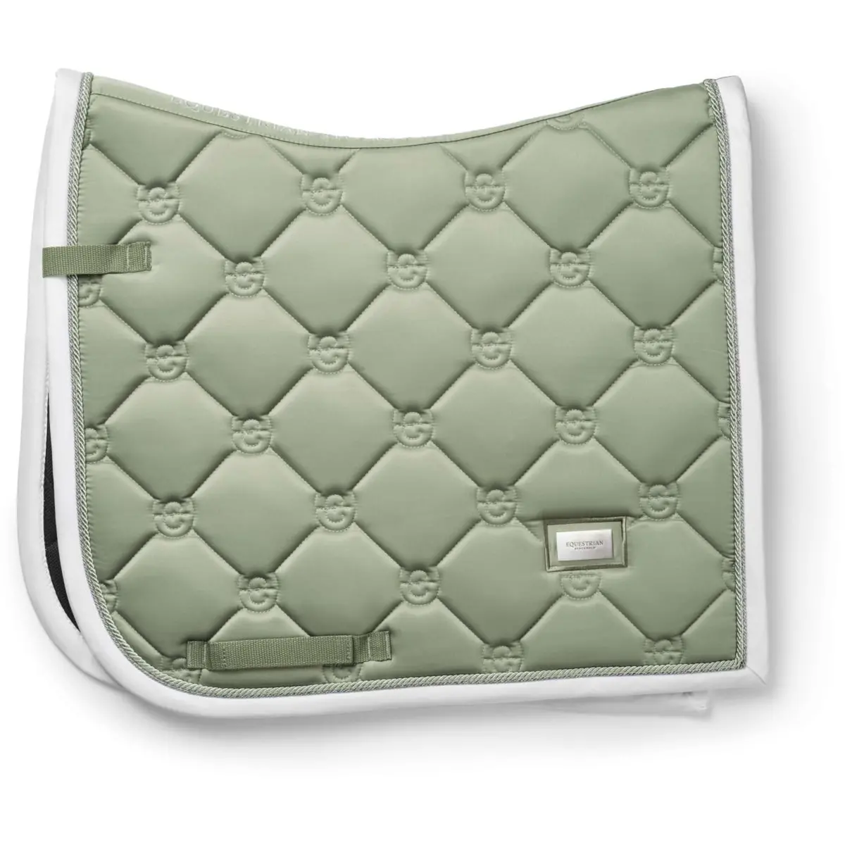 Equestrian Stockholm Zadeldekje Dressuur Pistachio White 2