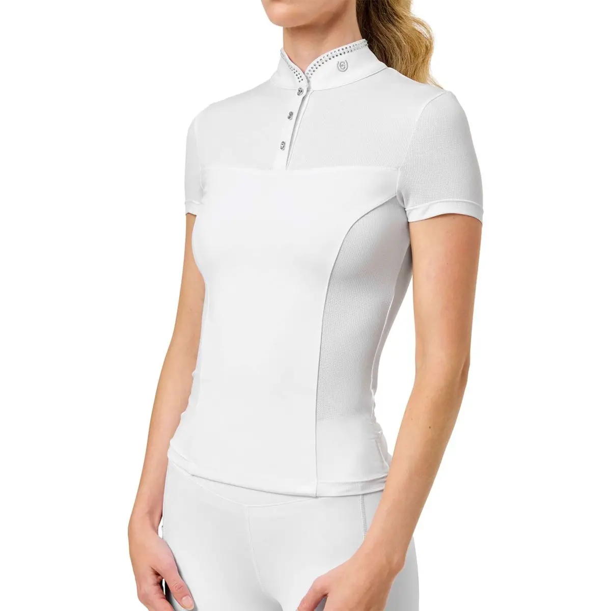 Equestrian Stockholm Wedstrijdshirt Revenew Wit 1
