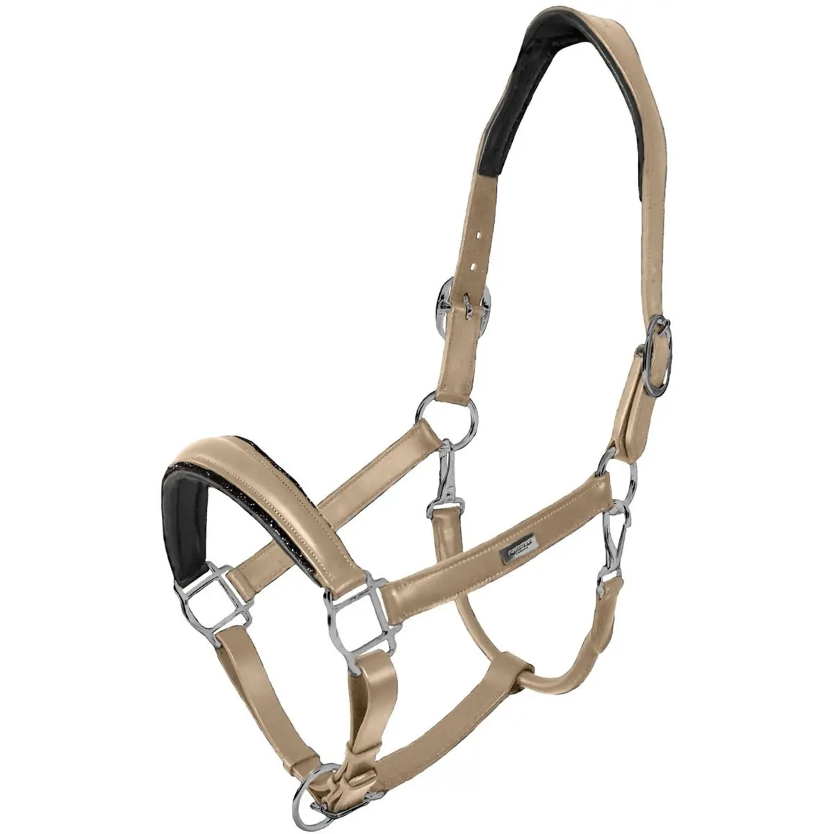 Equestrian Stockholm Halster Glimmer Leather Anatomic Sand 1