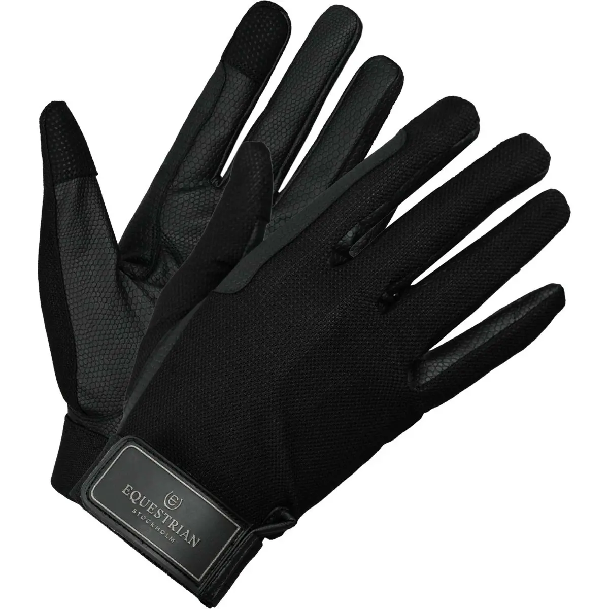 Equestrian Stockholm Rijhandschoenen Summer Black Edition 1
