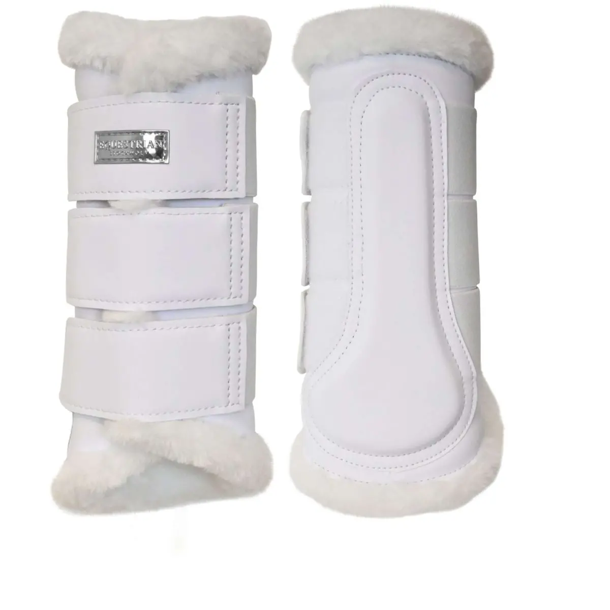 Equestrian Stockholm Beenbeschermers White Silver 1