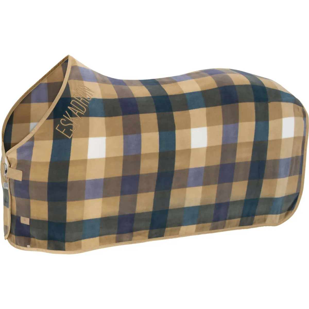 Eskadron Fleecedeken Classic Sports Met Ruitpatroon Sierra/Orchid/Ocean/White 1