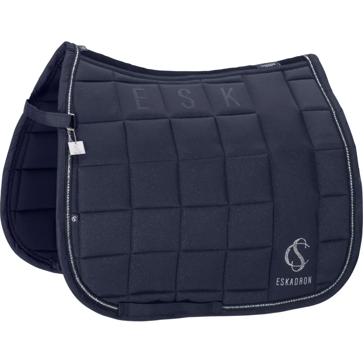 Eskadron Zadeldekje Classic Sports Big Square Sparkle Dressuur Navy 1